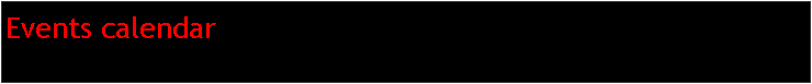 Text Box: Events calendar